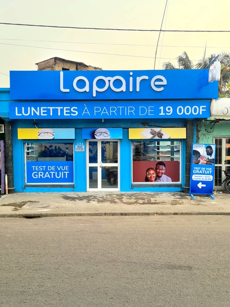 Agence Lapaire St Michel Benin avec une bonne visibilité
